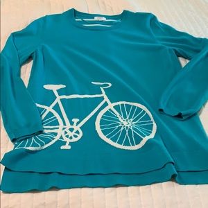 Crown & ivy bicycle sweater!